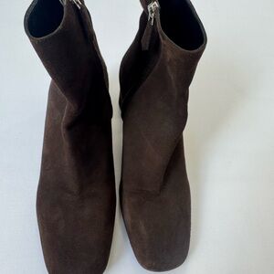 Women’s PRADA Brown Suede Ankle Boots